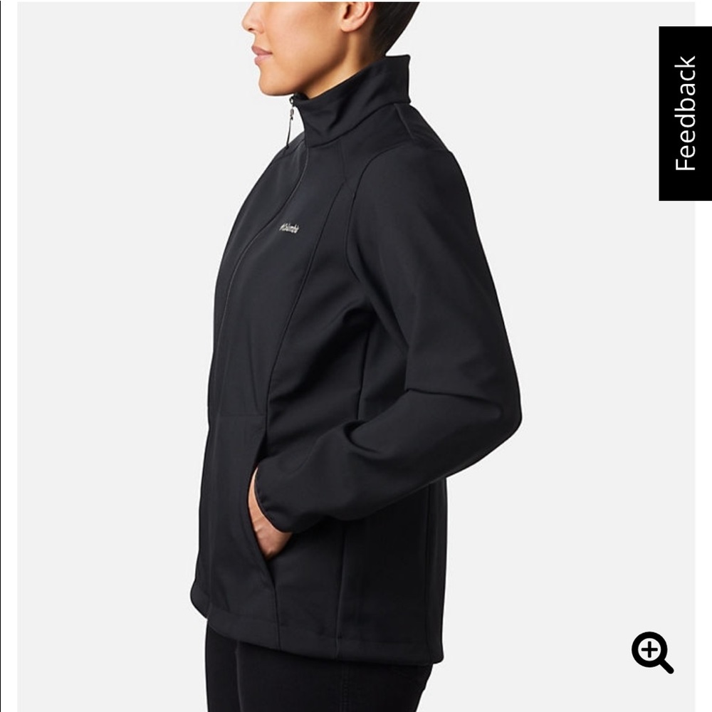 Black Columbia Kruser Ridge II softshell jacket